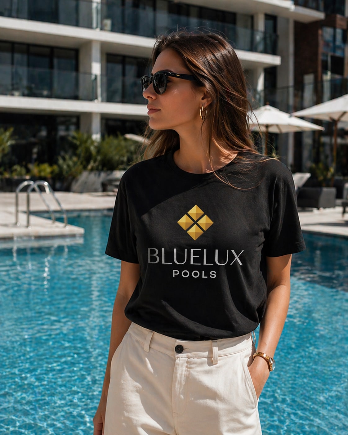 BlueLux Pools — campaign art